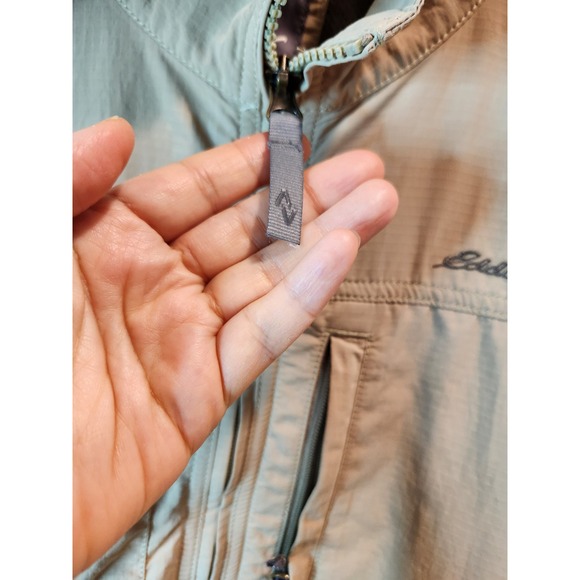 Eddie Bauer Men 2XL‎ Tan Nylon Fishing Utility Vest Multi-Pocket Outdoor
camping - Picture 5 of 9